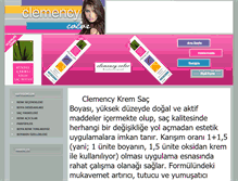 Tablet Screenshot of clemencycolor.com